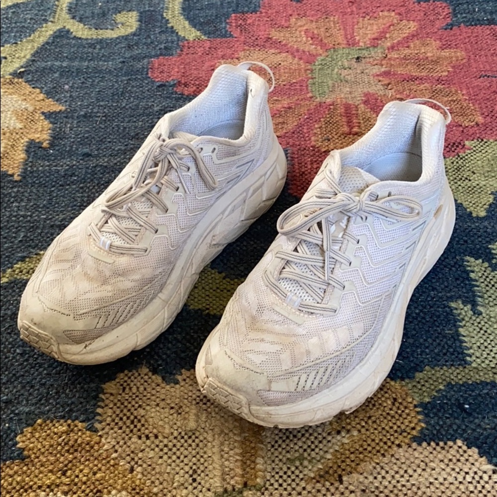 OUTDOOR VOICES X HOKA Clifton tennis shoes! 🍄🤍🌈